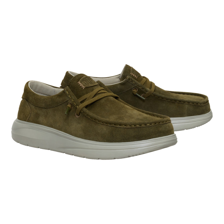 Wally Comf Suede - Dark Olive/Stone Grey - Image 3