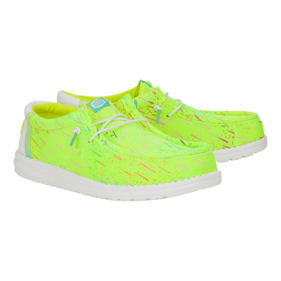 Wally Party Mesh - Lime Punch/White - Image 2