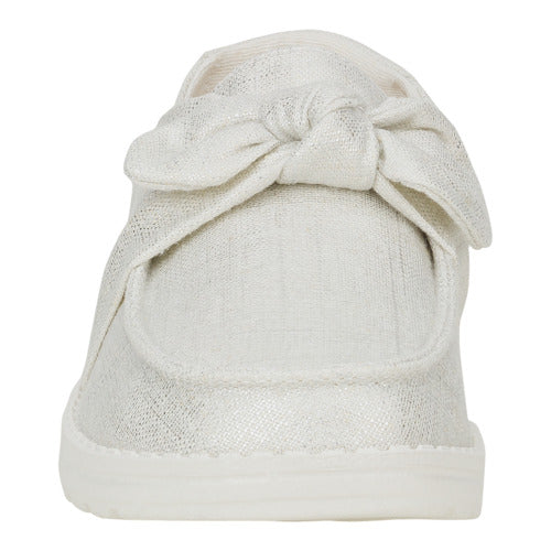 Wendy Bow Shimmer - Metallic Silver - Image 4