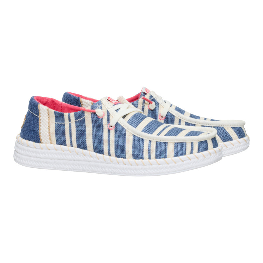 Wendy Espadrille Coast - Navy/White - Image 2