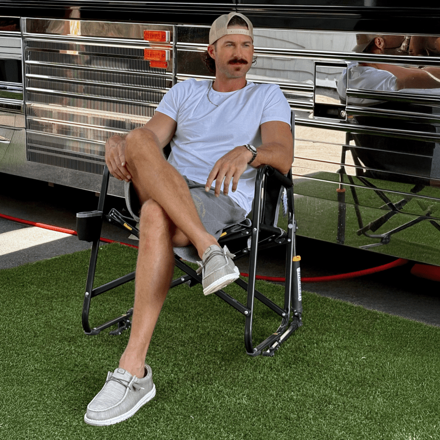 Wally Stretch Sox - Granite Grey/Black - Image 2